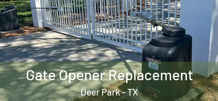 Gate Opener Replacement Deer Park - TX